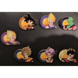 Dragon Ball Z Mystery Series Enamel Pin Boxlunch Complete Set